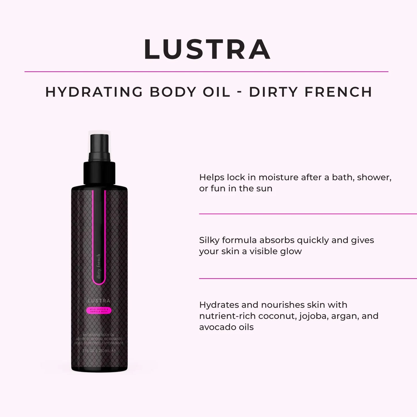 Lustra: Dirty French (Hydrating Body Oil)