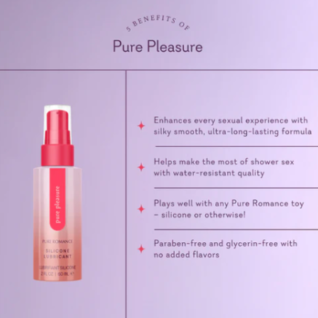 Pure Pleasure: Silicone-Based Lubricant