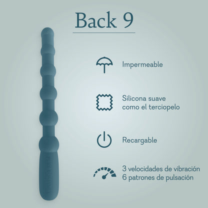 Back 9: Beaded Anal Wand