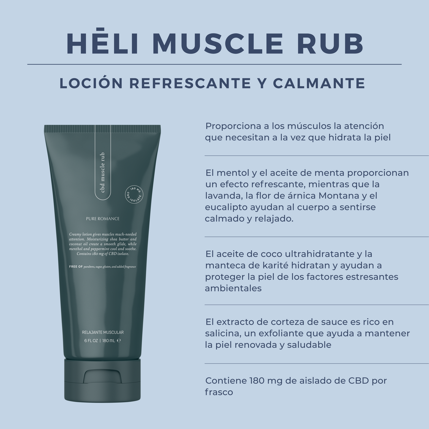 Muscle Rub: Cooling & Soothing Lotion